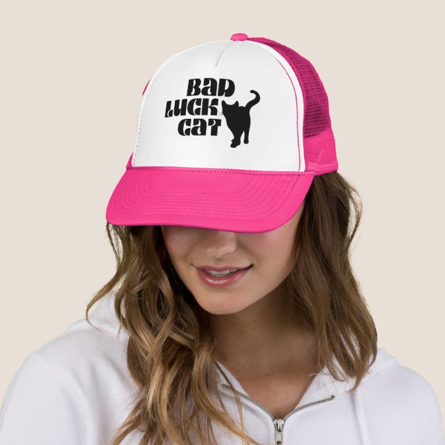Bad Luck Cat Trucker Hat  (In Situ)