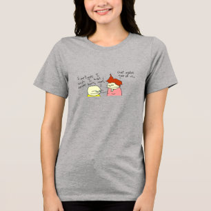 Bad Mum Moments: Crude & Hilarious Comic Strip Tri-Blend Shirt