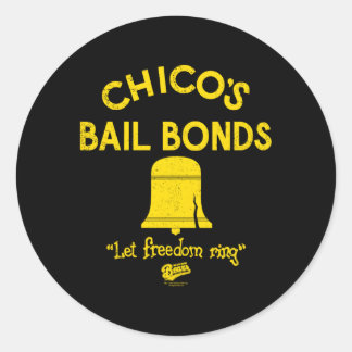 Bad News Bears Chicos Bail Bonds Classic Round Sticker