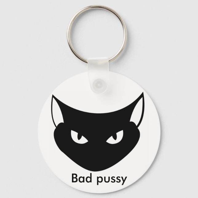 Bad pussy key ring (Front)