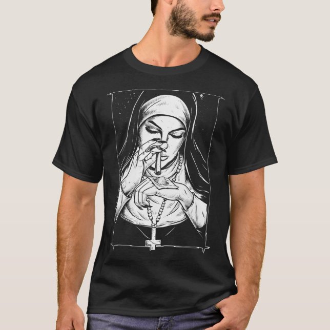 bad religion naughty nuns T-Shirt (Front)