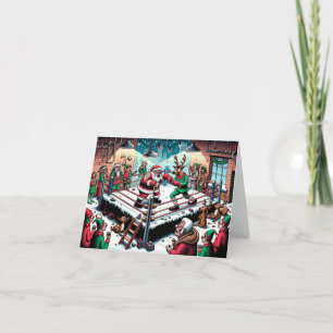 Bad Santa Boxing Rudolf Card