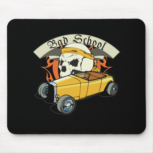 Bad School Hotrod Mouse Pad (Front)