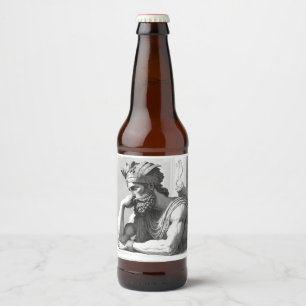 Bad Sign Beer Bottle Label