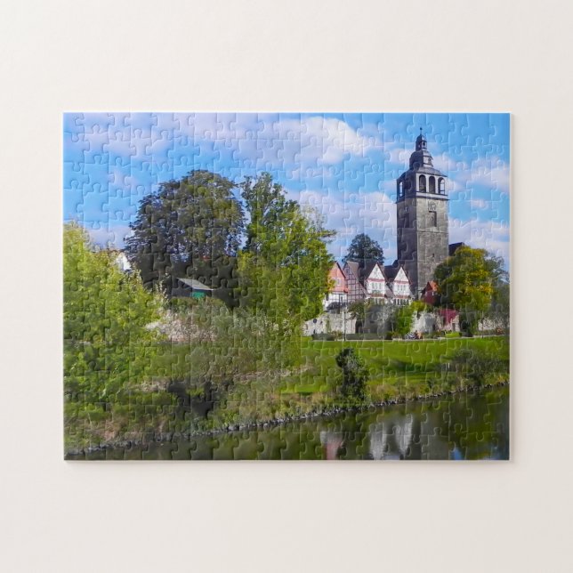 Bad Sooden Church Allendof Germany. Jigsaw Puzzle (Horizontal)