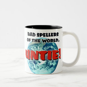 Bad Spellers Two-Tone Coffee Mug