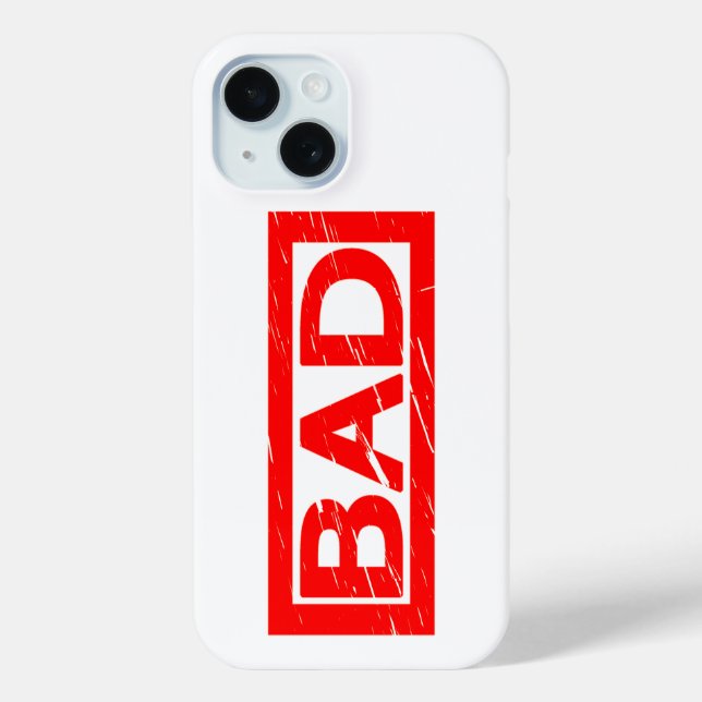 Bad Stamp Case-Mate iPhone Case (Back)