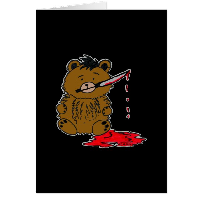 Bad Teddy Card (Front)