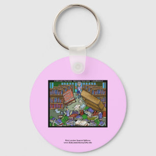 Bad Things Happen 2 Good People Funny Keychain