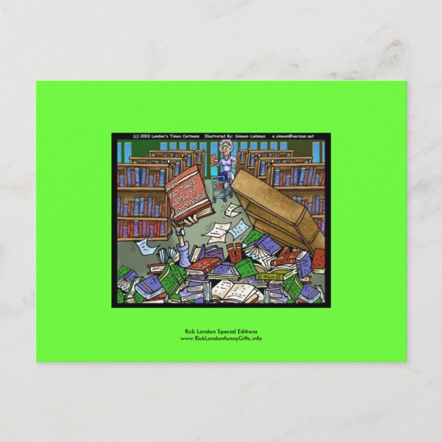 Bad Things Happen 2 Good People Funny Postcards (Front)