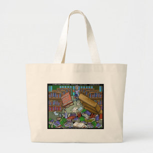 Bad Things Happen Funny Gifts Tees & Collectibles Large Tote Bag