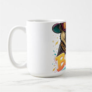 Bad to the Bone Pug — Rude Dude Streetwear Design Coffee Mug