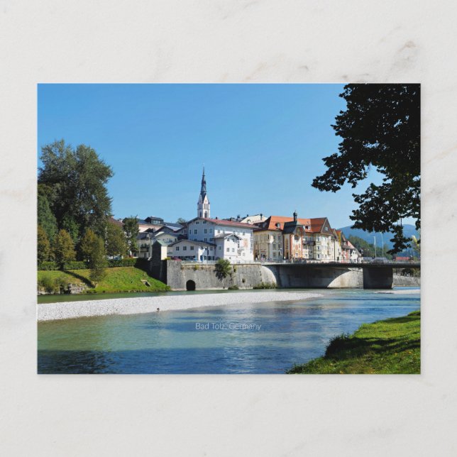 Bad Tolz, Germany scenic photograph Postcard (Front)