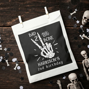 Bad Two The Bone! Halloween 2nd Birthday Party Favour Bag