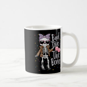 Bad Two The Bone Halloween Birthday 2nd Birthday G Coffee Mug
