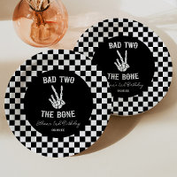 Bad Two The Bone Skeleton 2nd Birthday Party