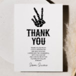 Bad Two The Bone Skeleton 2nd Birthday Party Thank You Card<br><div class="desc">This is a Bad Two The Bone Skeleton 2nd Birthday Party Thank You Card!</div>