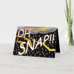 Bad Weather Cancelled Event Greeting Card