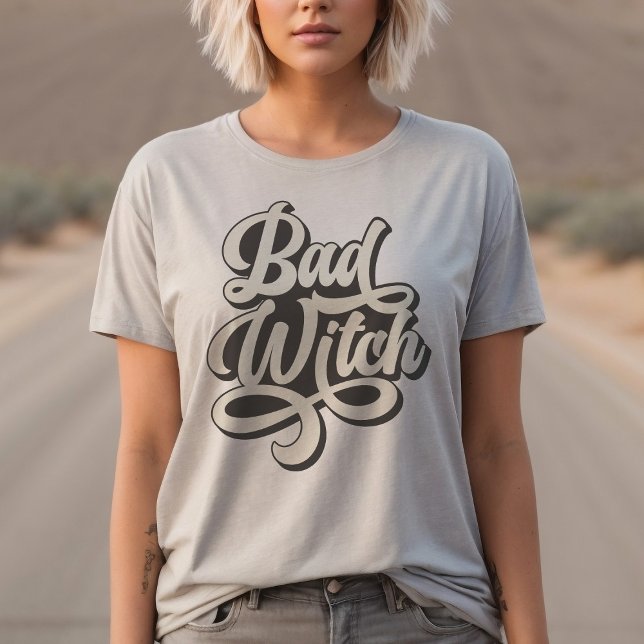 Bad Witch Retro Style T-Shirt (Creator Uploaded)