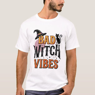 Bad Witch Vibes Vintage Halloween Shirt Design_1