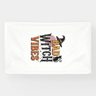 Bad Witch Vibes Vintage Halloween Shirt Design_1 Banner