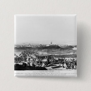 Badajos During Siege of engraved Charles 15 Cm Square Badge