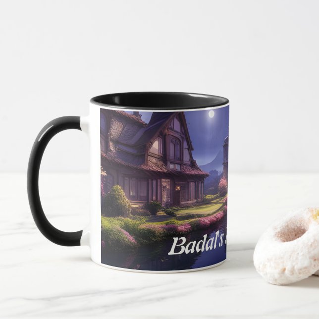 Badal's Morning Tea Personalised Customisable Mug (With Donut)