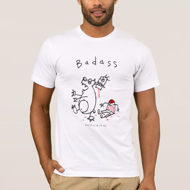 Badass Bear Guy T-Shirt (Front)