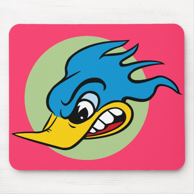 Badass Bird Mouse Pad (Front)