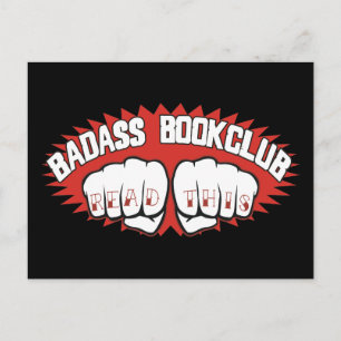 Badass Bookclub Postcard