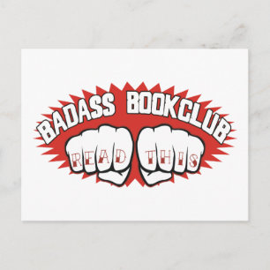 Badass Bookclub Postcard