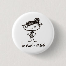 badass button