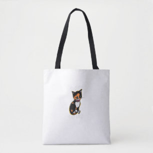 Badass Cat Mum Fun Calico Tote Bag