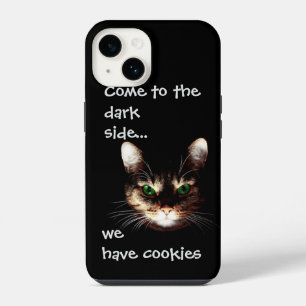 Badass Cats - "Dark Side has Cookies" iPhone 14 Case