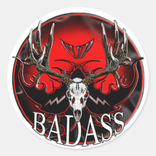 Badass Classic Round Sticker