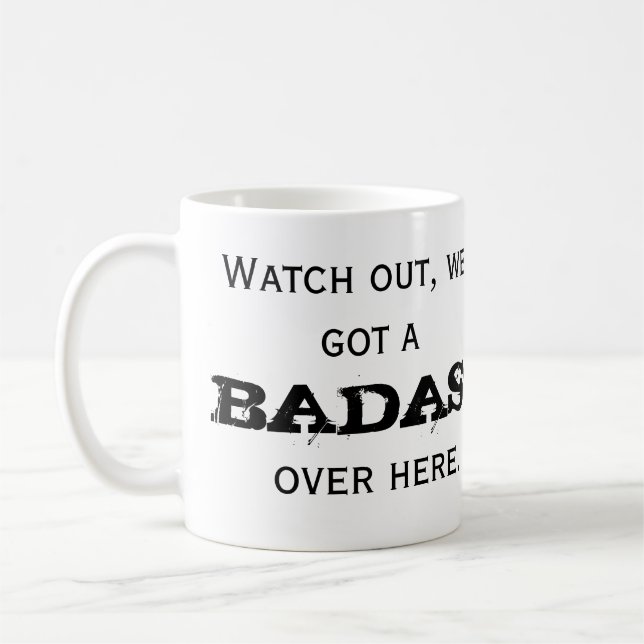 BADASS COFFEE MUG (Left)