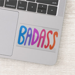 BADASS Colourful Fun Lettering