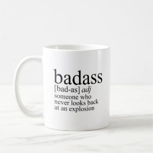 Badass Definition Coffee Mug