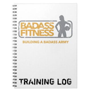 Badass Fitness Training Log/Food Diary Notebook