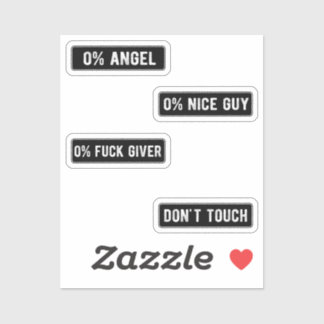 Badass Funny Helmet Stikers Pack II