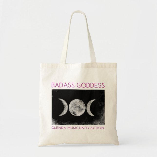 Badass Goddess Tote Bag (Front)