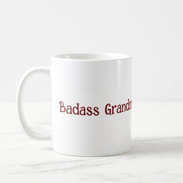 Badass Grandma  Coffee Mug (Left)