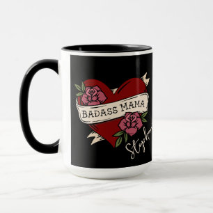 Badass Mama Personalized Coffee Mug
