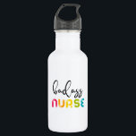 Badass Nurse 532 Ml Water Bottle<br><div class="desc">A bright and stylish design for all the badass nurses and caregivers!</div>