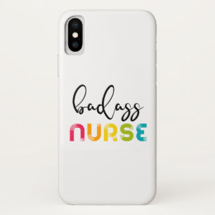 Badass Nurse iPhone X Case