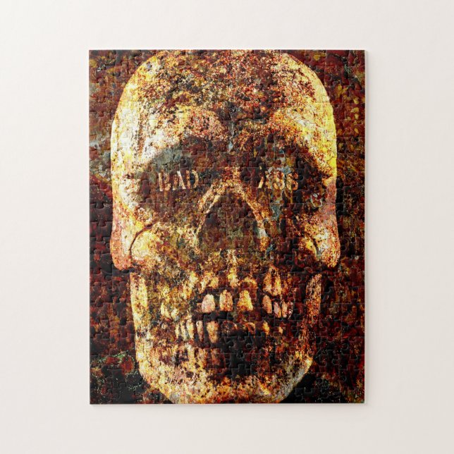 Badass Skull Jigsaw Puzzle (Vertical)