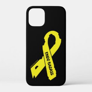 Badass/Torn ribbon...Endometriosis iPhone 12 Mini Case