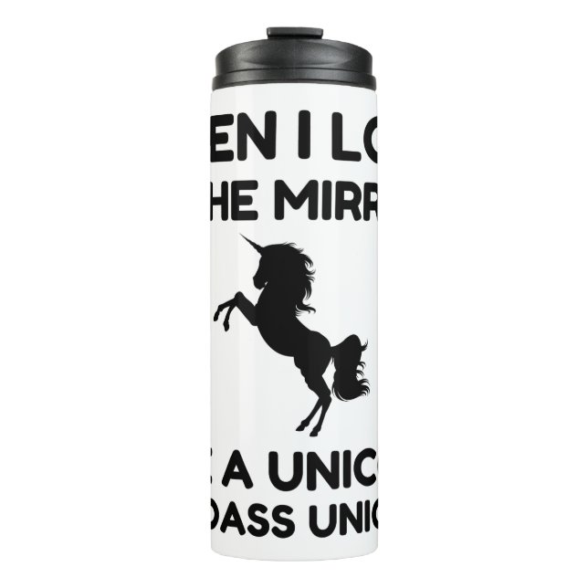 BADASS UNICORN THERMAL TUMBLER (Front)