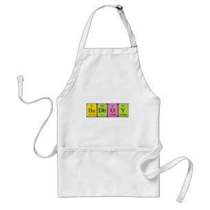 BadBoy periodic table phrase apron