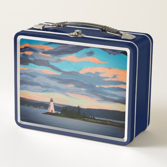 Baddeck Retro  Metal Lunch Box (Front)